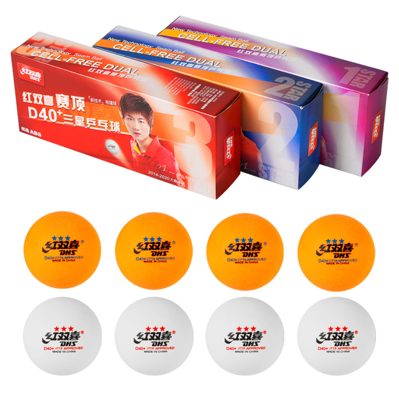 ITTF approval Dhs 3 Star Table Tennis Ball D40+ Professional Player Pingpong Ball