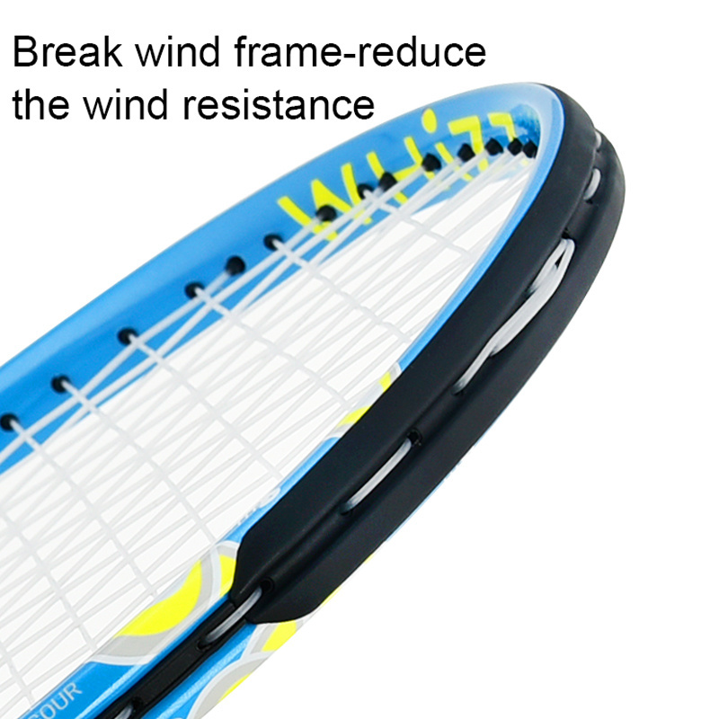 Good Quality 19 inch Aluminium alloy Blue Kids Tennis Toys Junior Tennis Racket