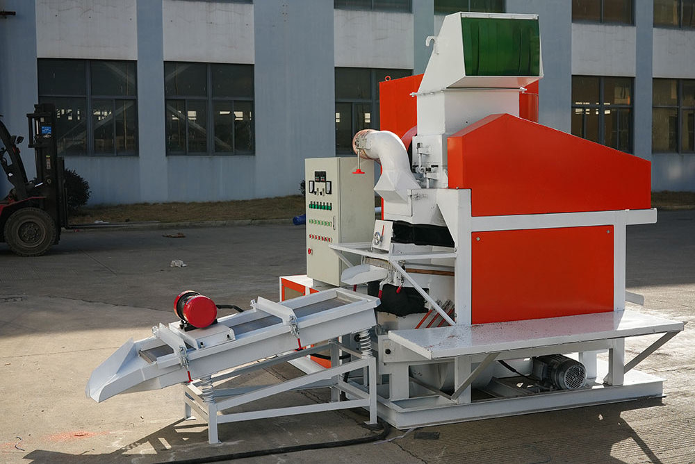 QIDA QD-350 MINI 2024 New Automatic Copper Wire Grinding Scrap Metal Recycling Used PVC Cable Shredder Machine Price For Sale