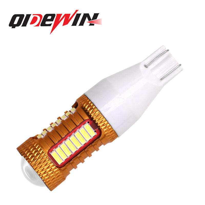 Car Interior Turn Signal Interior Lamps LED Reversing Light Auto BackupTail Brake Lamp White 12V T15 4014 32SMD