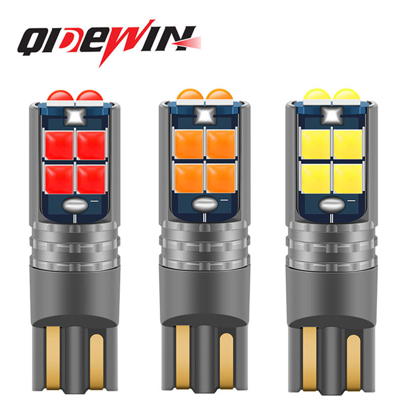 T10 LED Instrument Lights bulb Wedge Plate Dome light Car canbus no error Interior light 3030 10SMD Reading bulb