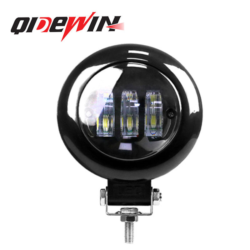 QIDEWIN 5inch round led work light for jeep car off-road led fog driving light lamp 30w white headlight spot light 12v 24v