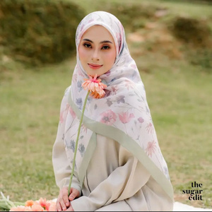 Viscoses chic easy shape malaysia swiss voile custom printed cotton voile murah japan tudung bawal cotton voile hijab muslim