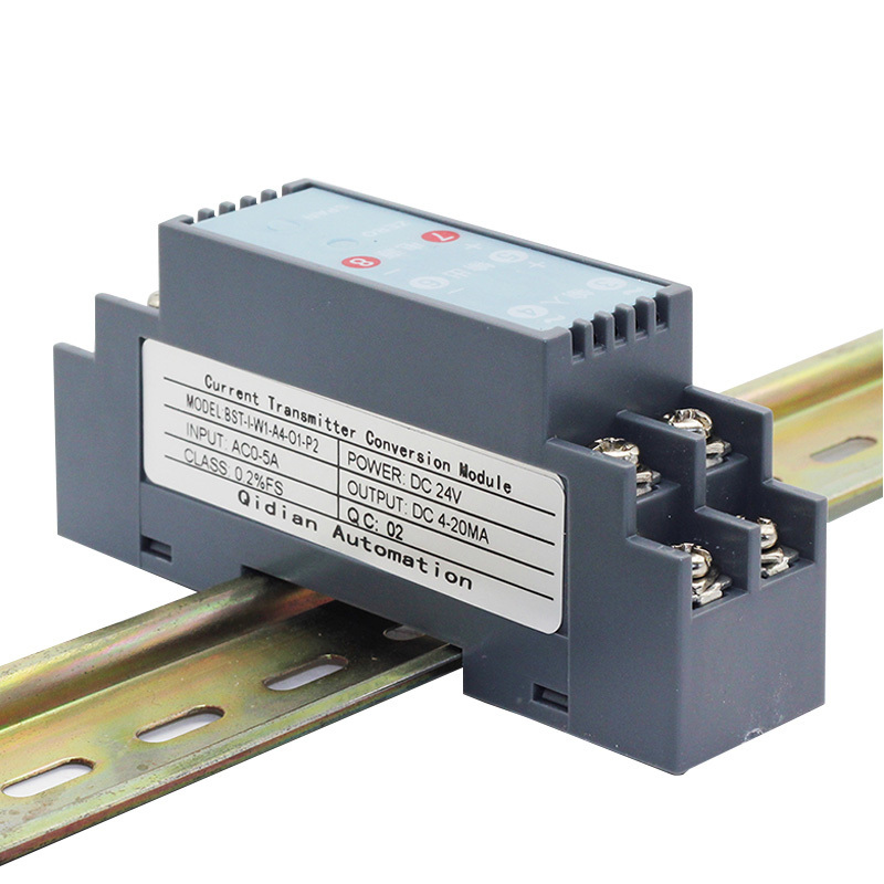 BST-I 0-5v 0-10v 4-20ma Ac0-5A 10A Voltage Transmitter Current Transducer