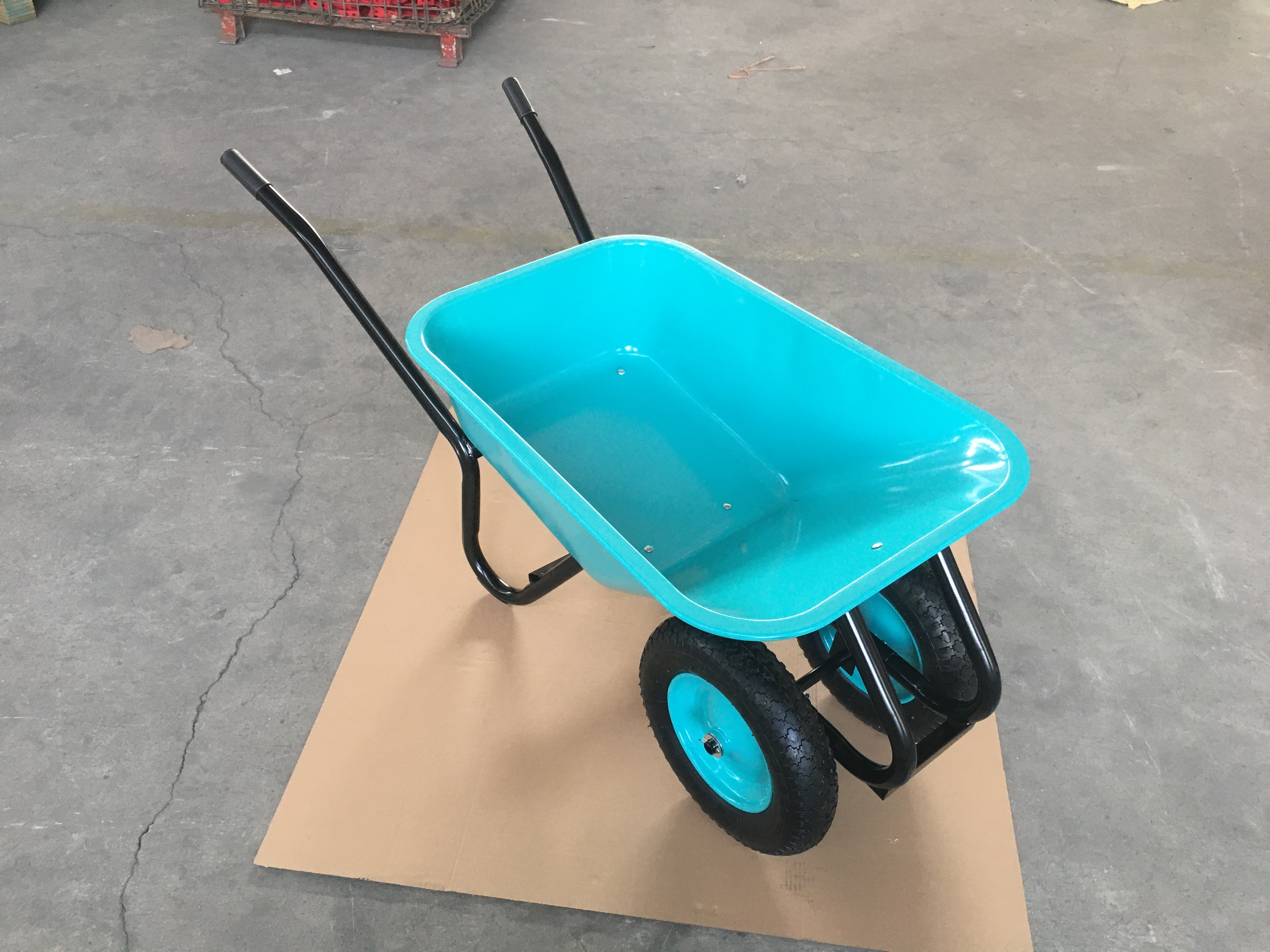 Wheelbarrow WB6015S Product For Garden Building Construction Cheaper Price Heavy Duty Metal Tray 150kg Wheel Barrow