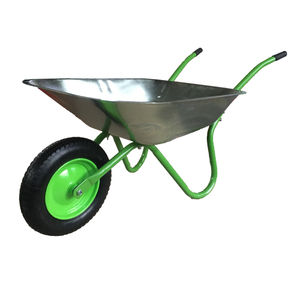 Wheelbarrow WB6203 Product For Garden Building Construction Cheaper Price Heavy Duty Metal Tray 150kg Wheel Barrow