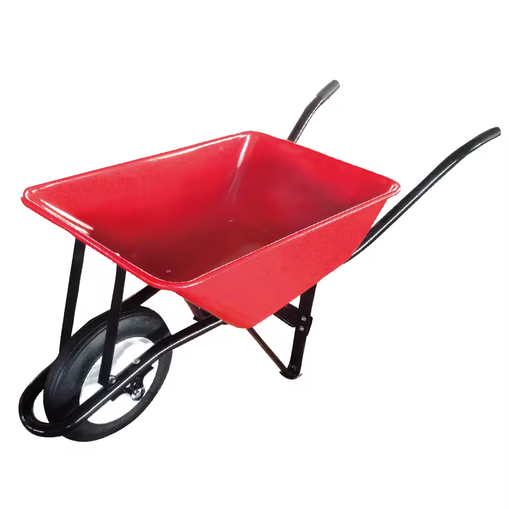 Heavy Duty Gardening Industrial Plastic Manufacture Metal Construction Wheelbarrows pvc tray wheelbarrow