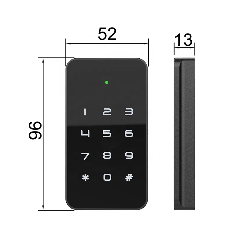 Qidots password furniture cabinet lock keyless electronic locker lock for gym