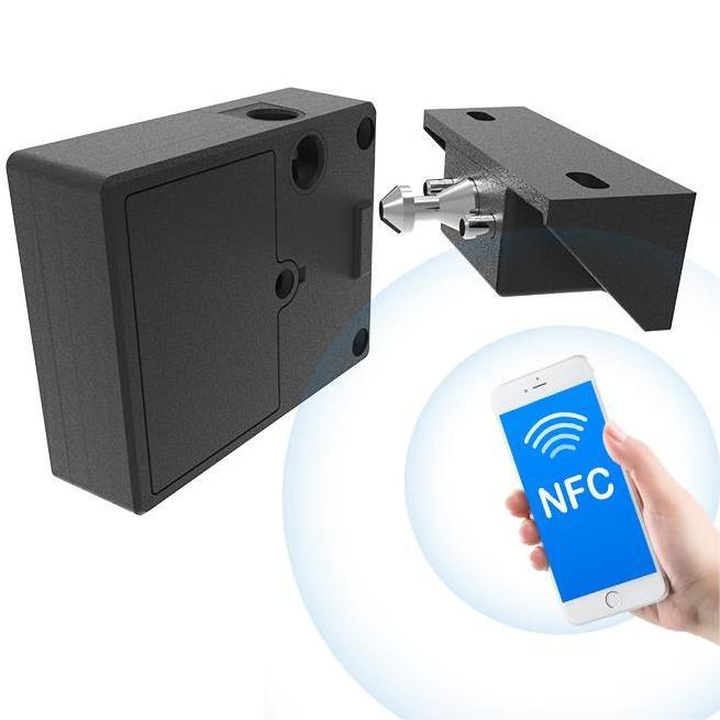 Keyless RFID Hidden Drawers Lock Invisible Smart Electronic Hidden RFID Cabinet Lock for Sauna Gym Room