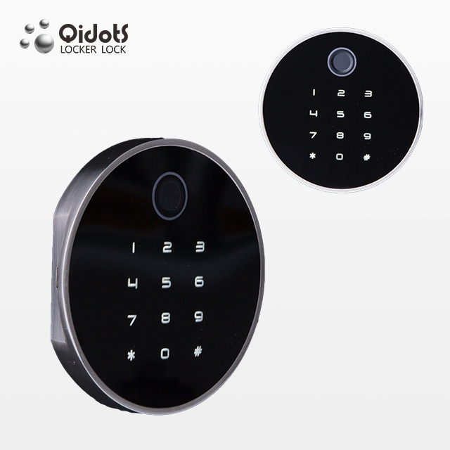 Qidots password code fingerprint electronic money storage cabinet keyless safe lock