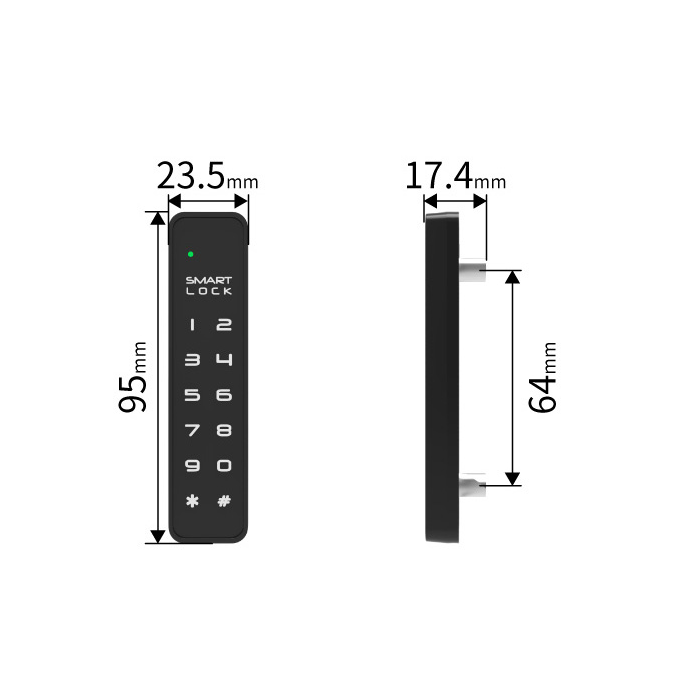 Wholesale Digital Combination Lock Smart Cabinet Door Rfid Locker Lock Electronic Smart Lock