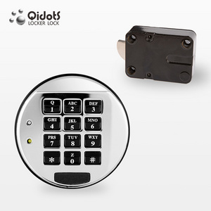 Qidots electronic safe lock security electronic file cabinet lock with alarm function