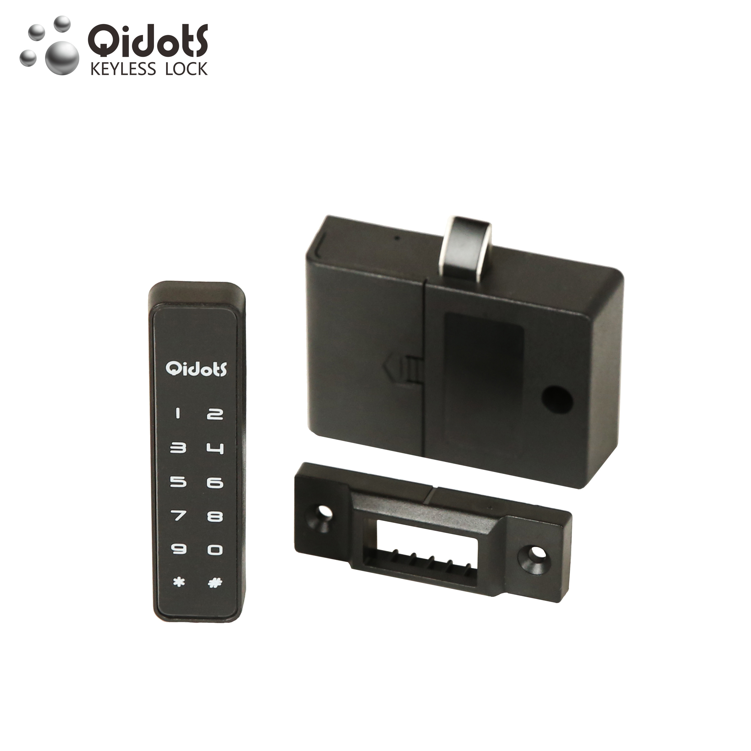 Qidots 4-10 PIN code keyless smart digital wardrobe lock