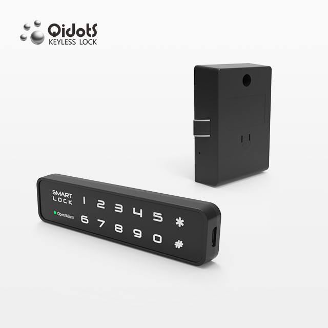 Qidots 4-10 PIN code keyless smart digital wardrobe lock