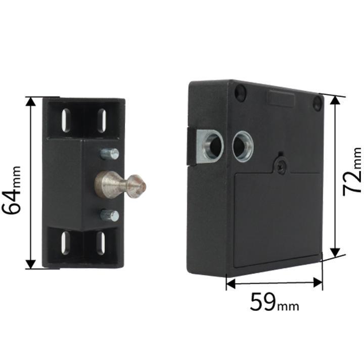 Low Power Prompt Furniture Electronic Cabinet Lock Invisible Magnetics Combination Password Locks Biometric Drawer Lock