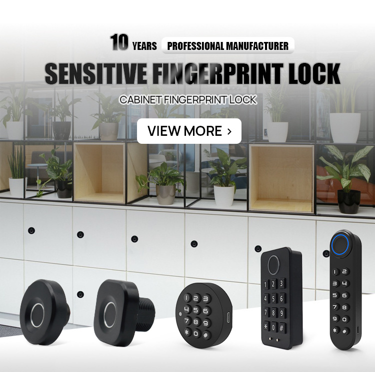 Qidots biometric smart fingerprint cabinet lock business electronic cabinet drawer fingerprint lock