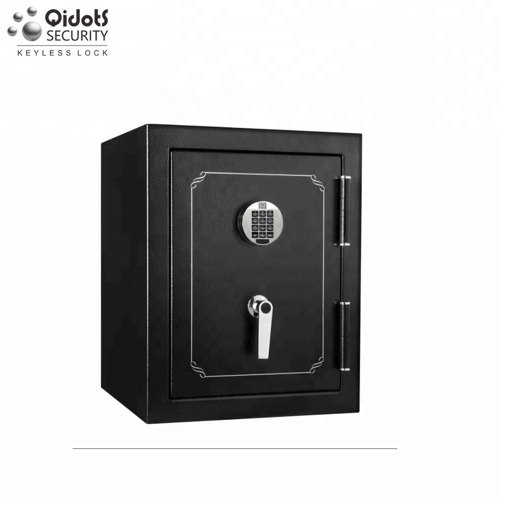 QIDOTS High Security Digital Keypad OLED display Fingerprint Gun Safe Lock for Vault Door