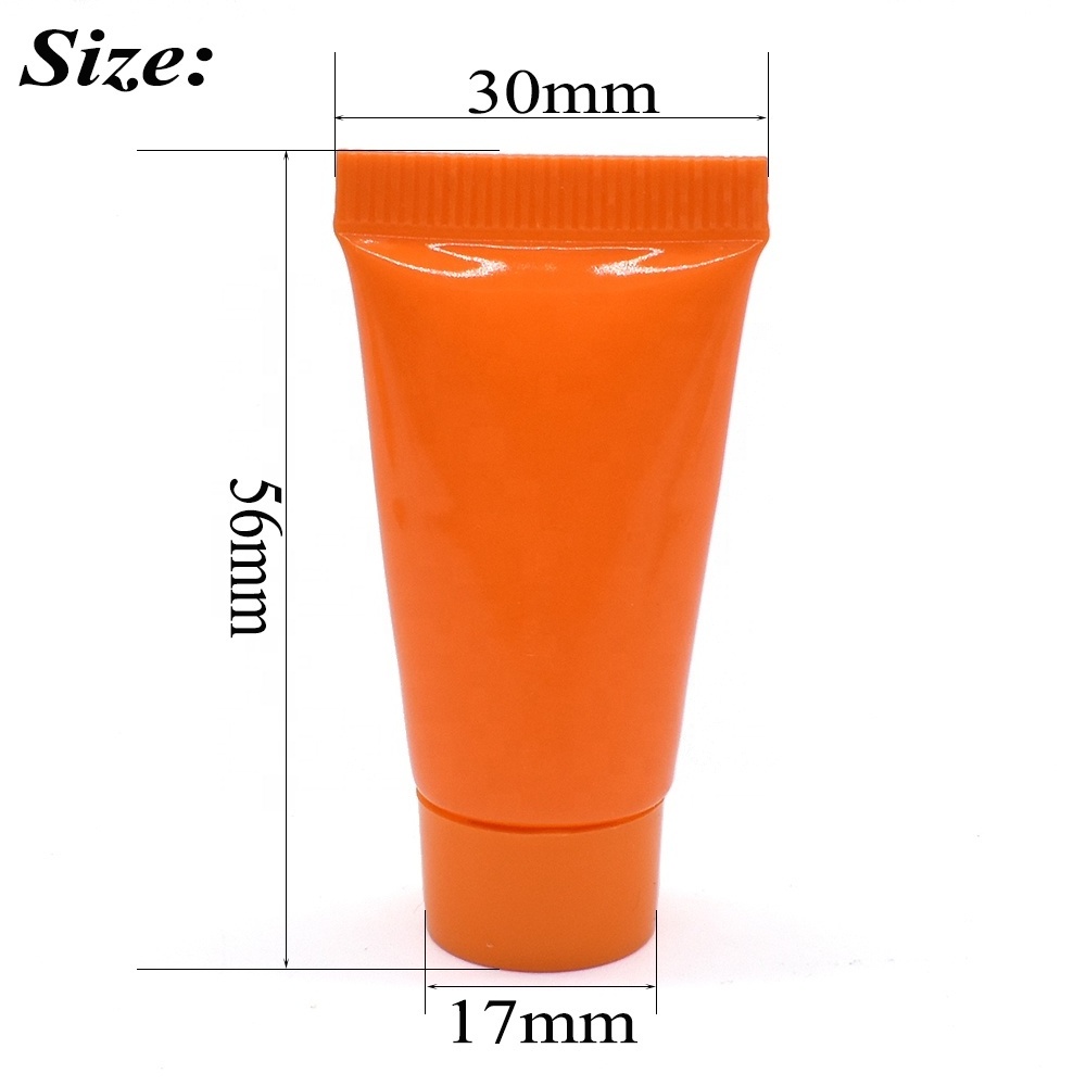 5g plastic eye essence cosmetic packaging tube pocket travel Body Lotion Soft Squeeze Tube