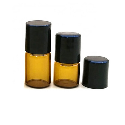 amber brown glass essential oil roller bottle 1ml 2ml 3ml 5ml cosmetic roll on perfume oil bottles