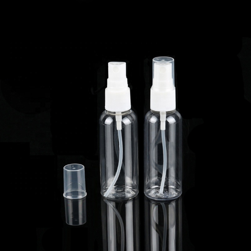 empty PET perfume vial 5ml 10ml 15ml 20ml 30ml 50ml 60ml mini travel plastic breath spray bottle