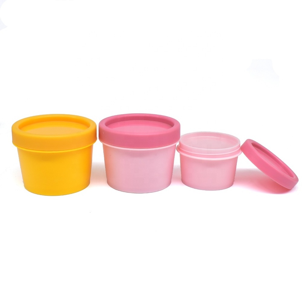 50g 100g plastic slime hair wax leak proof jar travel accessories makeup tool container