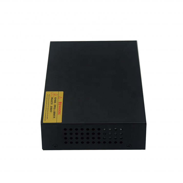 4 +2 100Mbps OEM Special Non Standard Ethernet Switch 24V POE 30W Passive Power Supply Total 85Watts Output Gigabit PoE Switch