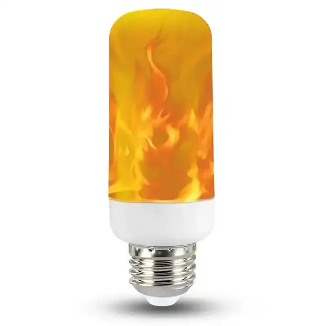 LED Flame Effect Fire Light Bulb Flickering Fire Halloween Decorations Lights E27base Flame light