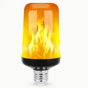 LED Flame Effect Fire Light Bulb Flickering Fire Halloween Decorations Lights E27base Flame light