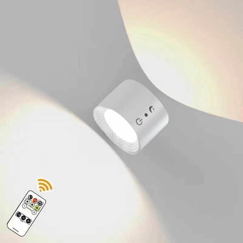 Rechargeable Touch Bedside Magnetic Wall Lamp Light Wireless With Remote Control Stepless Dimming