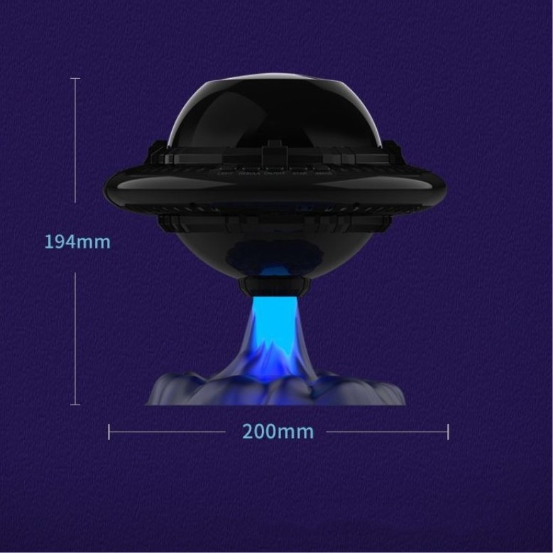 UFO Star Projector Night Light Galaxy Starry Nebula Projection Light With Timer