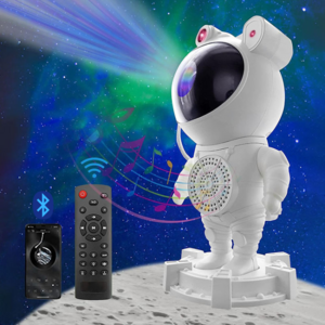 Spaceman Starry Projector light Astronaut galaxy nebula sky star projection lamp Bluetooth Speaker Led night light for kid gifts