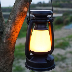 Solar Retro Camping Light Outdoor Hanging  Horse Light 1200mAh  Multi functional Tent Light