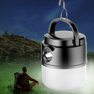 Camping Light Solar Rechargeable Outdoor light Long Endurance Tent Light Emergency Flashlight