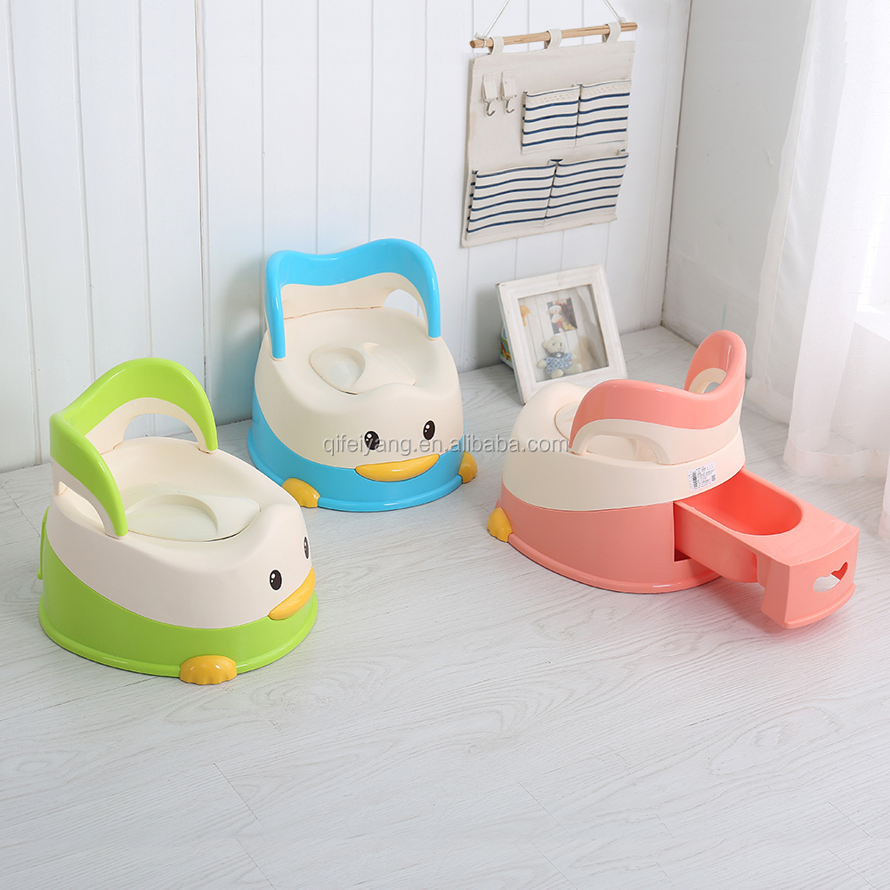 Baby Care Products Portable Plastic Baby potty training Toilet with removable lid