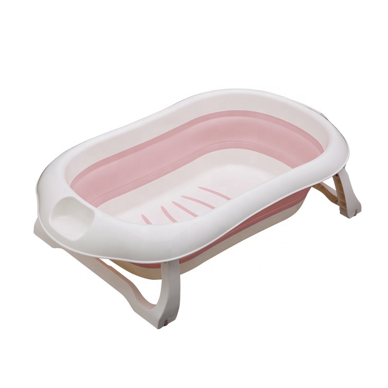 Other Baby Product Drop Shipping Acceptable Plastic Folding Baby Bath Tub for Infant