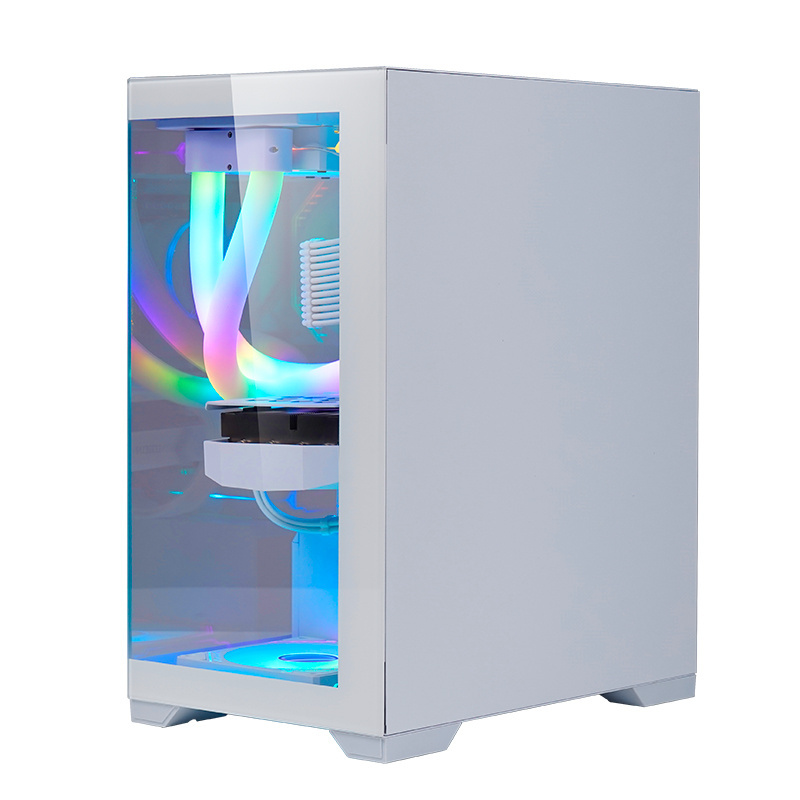 New Design PC Gaming ATX Cases & Towers Computer CPU Server Chassis Towers Tempered Glass Metal Cabinet For Desktop