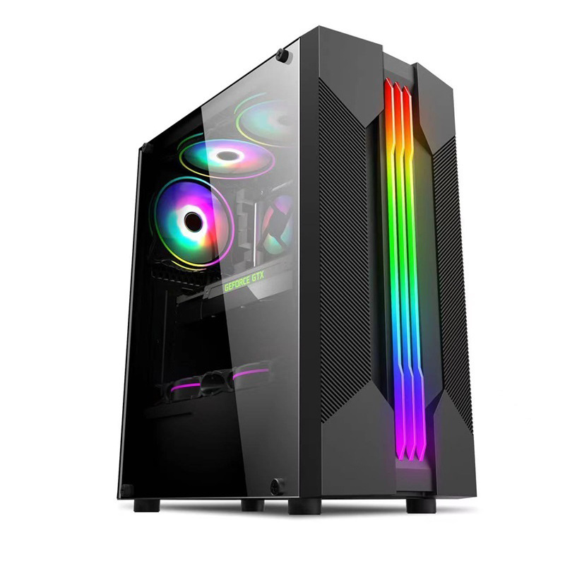 Price Desktop ATX Micro ITX Gaming PC Cases Mid Towers USB3.0 Tempered Glass Computer Case CPU Cabinet