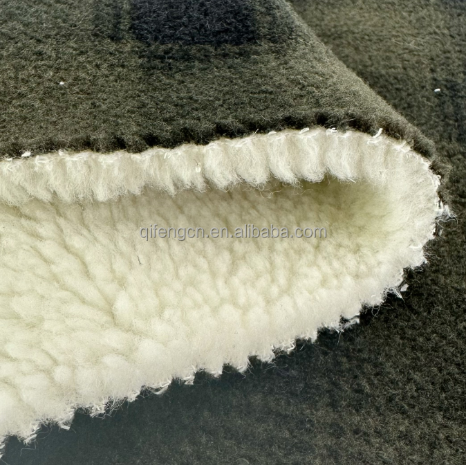 Long Hair High Pile Sherpa Fleece Plush Fabric For Garment Lamb Wool Imitation Of Cashmere