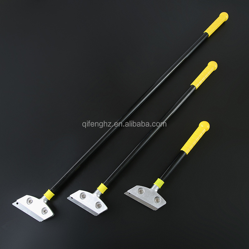 Long Handle Scraper Blade Aluminum Plastic Adjustable Telescopic Extension Pole Floor Window Wallpaper Cleaning Removal