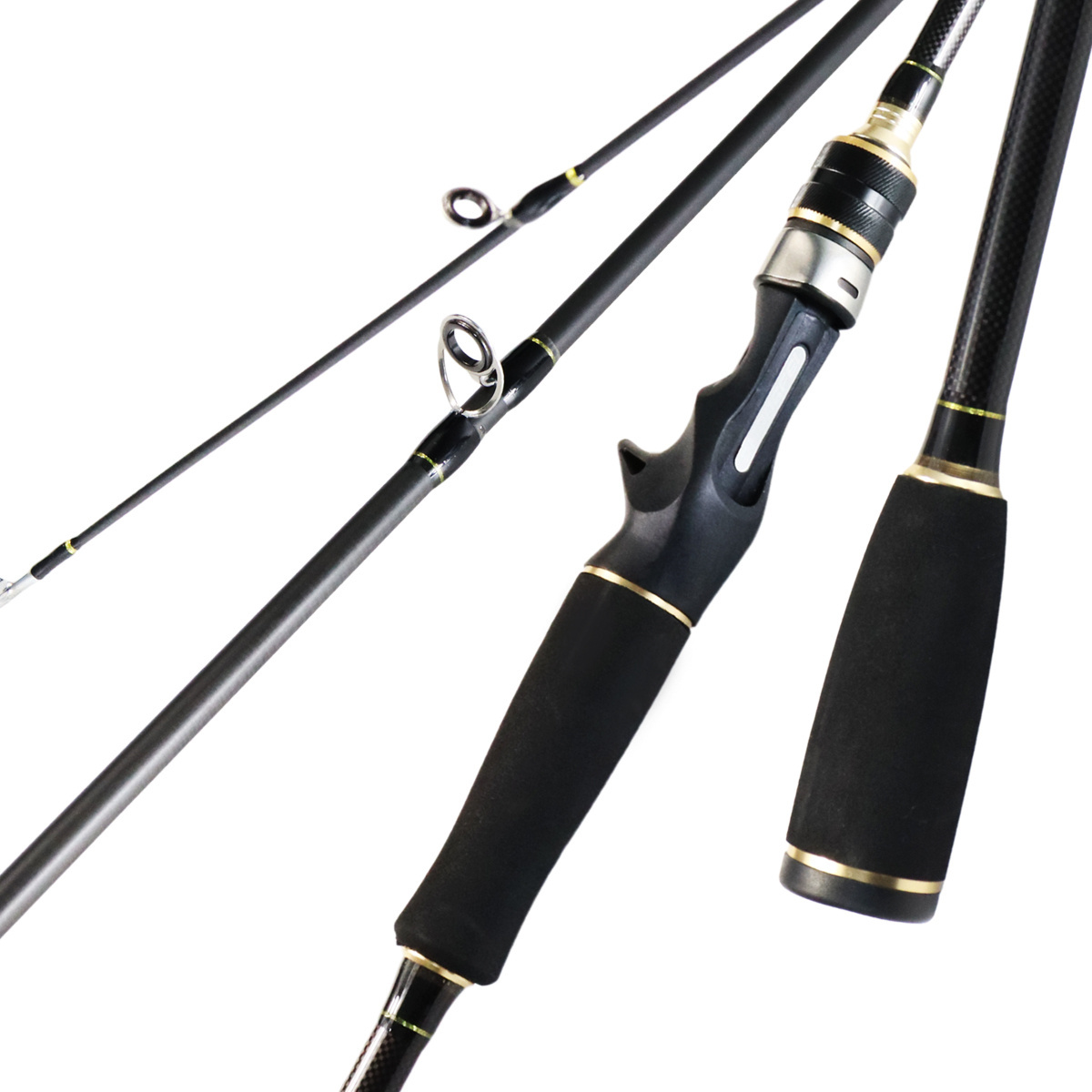 1.8M 2.1M 2.4M 2 Section Ultralight Spinning Casting Carbon Fiber Bass Trout Fish  Fishing Rod Blank