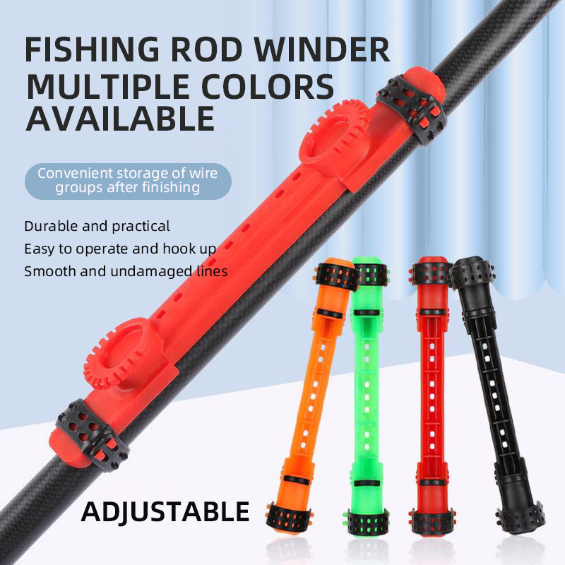 Fishing Maintenance Tools Clip Line Keeper Fishing Rod Bobbin Winder Attaching Line Holder Bobbin Feet Hand Winder