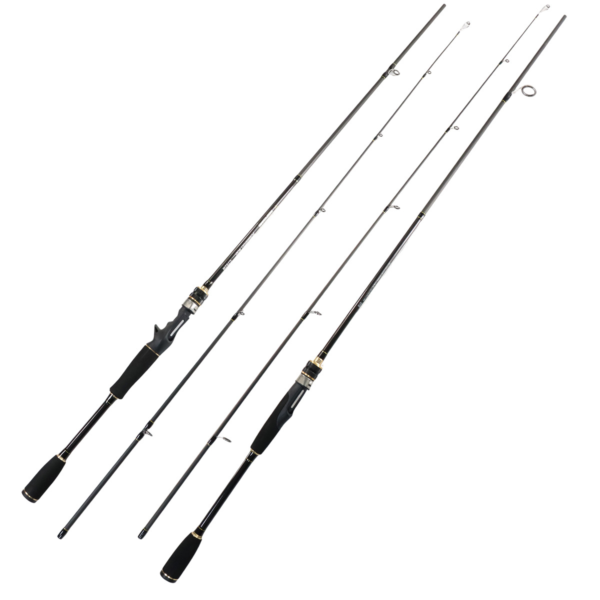 1.8M 2.1M 2.4M 2 Section Ultralight Spinning Casting Carbon Fiber Bass Trout Fish  Fishing Rod Blank