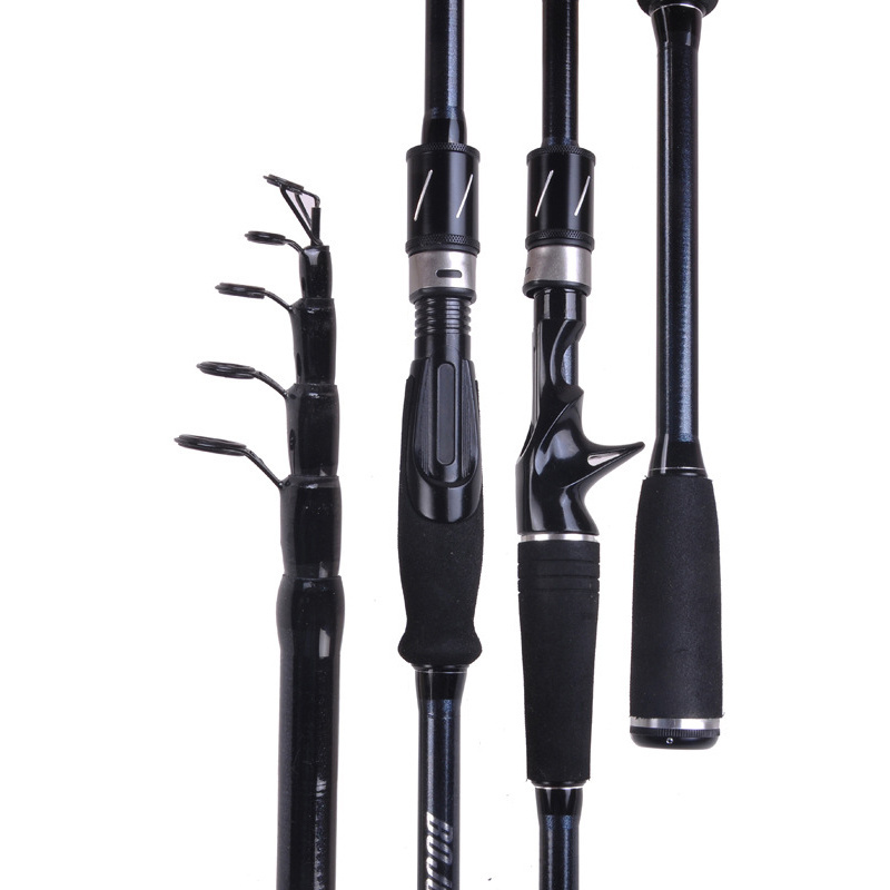 Japan Telescopic Portable Carbon Fishing Rod Sub Rod Full Set Straight Handle For River Lake Ocean Beach Fishing Rod