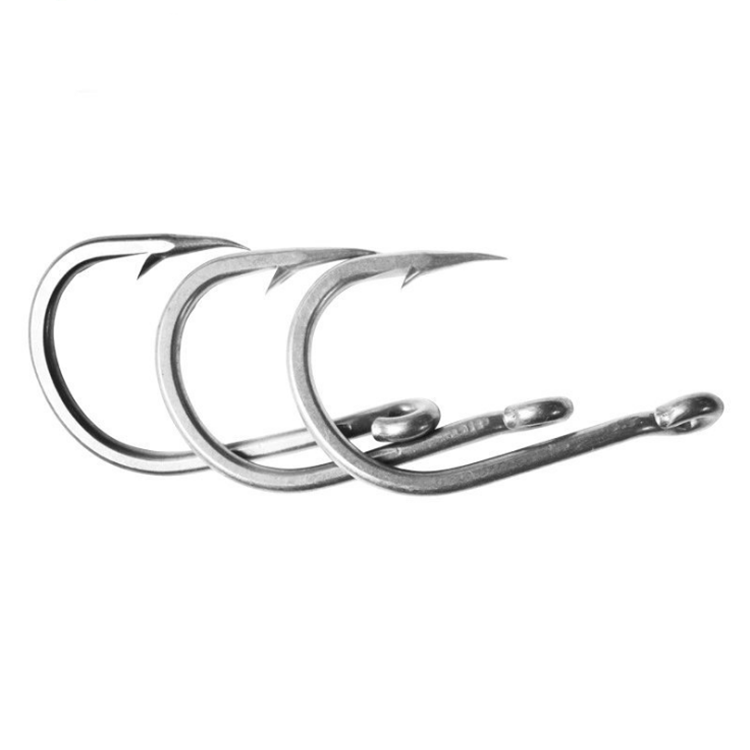 Wholesale 4/0~12/0 High Strength Stainless Steel Fishing Freshwater Saltwater Salmon Seabass Carp Extremely Sharp Fishing Hook