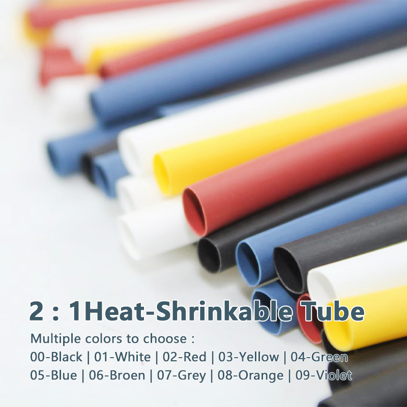 flame-retardant class vw-1 black ID3.5mm XLPE polyethylene material heat shrink tube