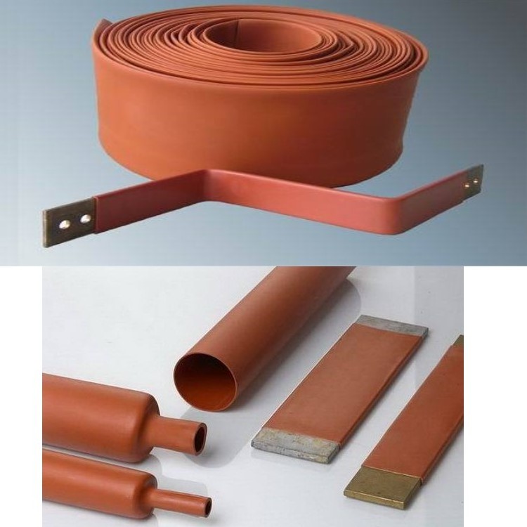 Custom Logo Insulation Sleeving Hest Shrink Cul Copper Busbar Sleeve polyolefin Heat Cross-linked Thermo Shrinkable Tube