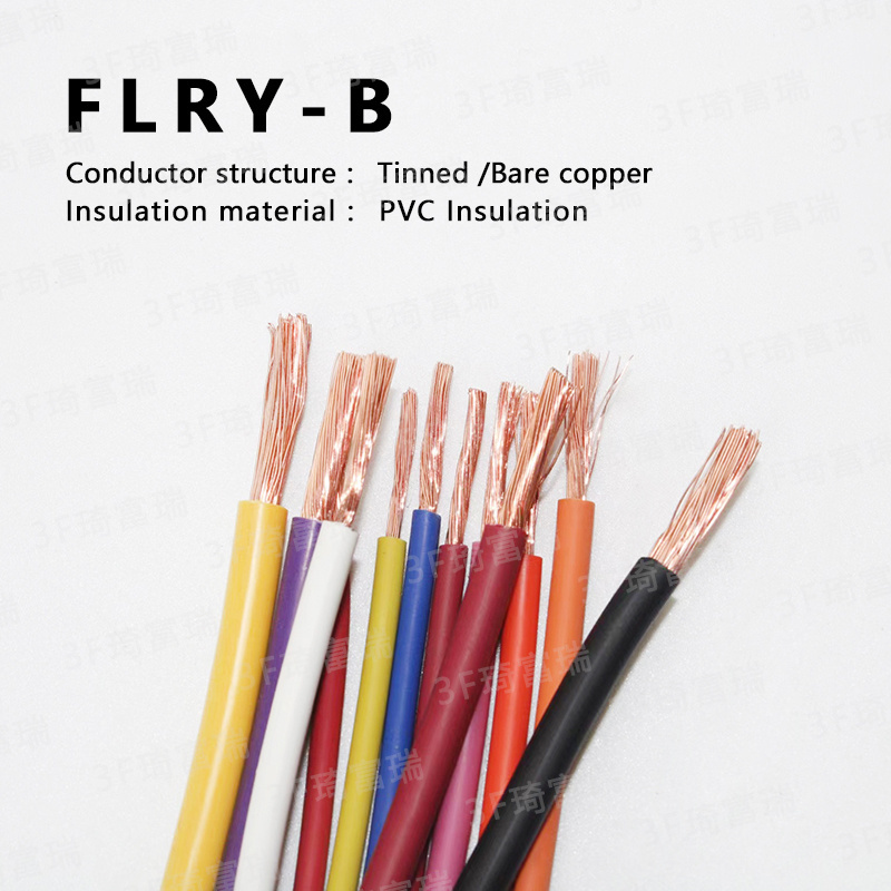 Standard Automotive Wire FLRY-B Thin Wall Insulated Germany Wire ISO 6722 Class B Germany 105 Degree 50v PVC Copper Bare 1 Roll