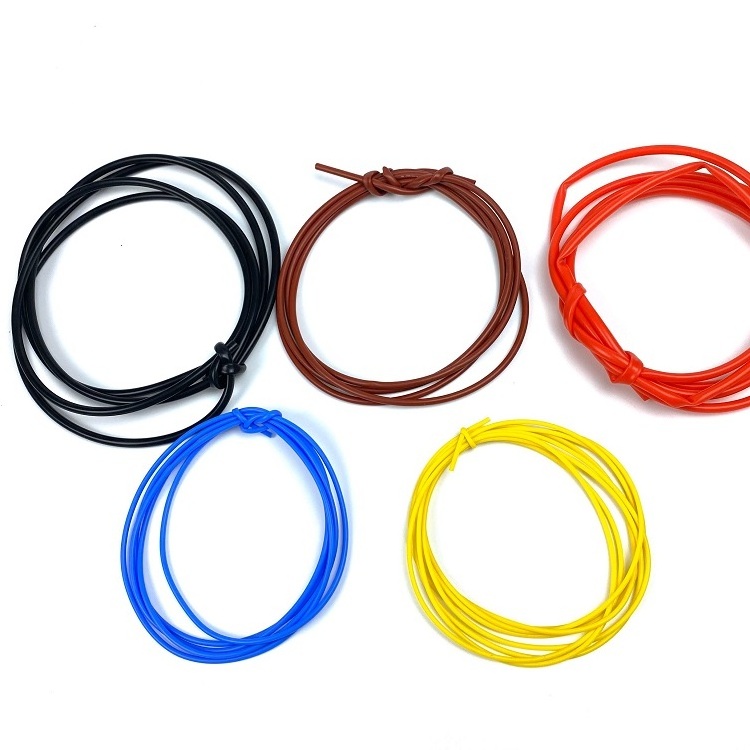 1mm 2.5mm 3mm 4mm 7mm 9mm 10mm 12mm 15mm Extruded Tube Silicon for Industrial Use Hose Flexible Colored Silicone Rubber Tubing