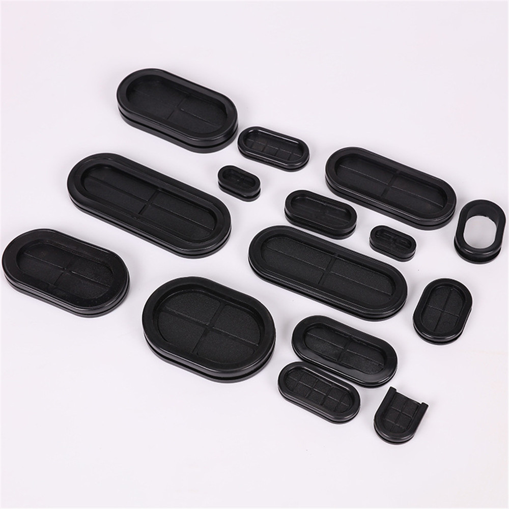 customized rubber parts Cable Rubber Oval Grommets Automotive Rubber Cable Grommet