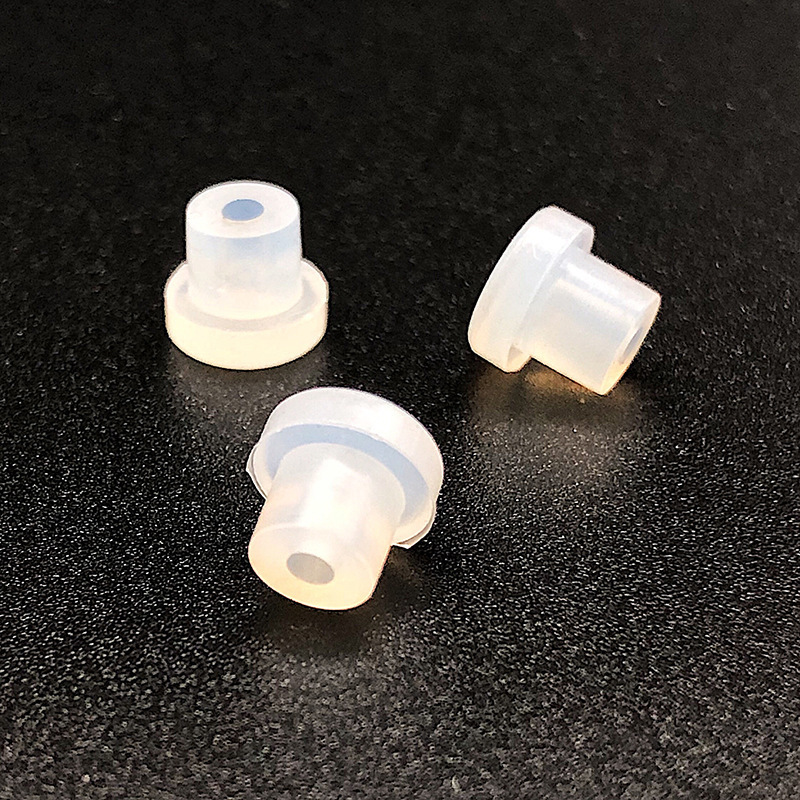 Customized PVC transparent sealing plug, anti slip and shock-absorbing rubber pipe plug, silicone screw hole plug rubber stopper